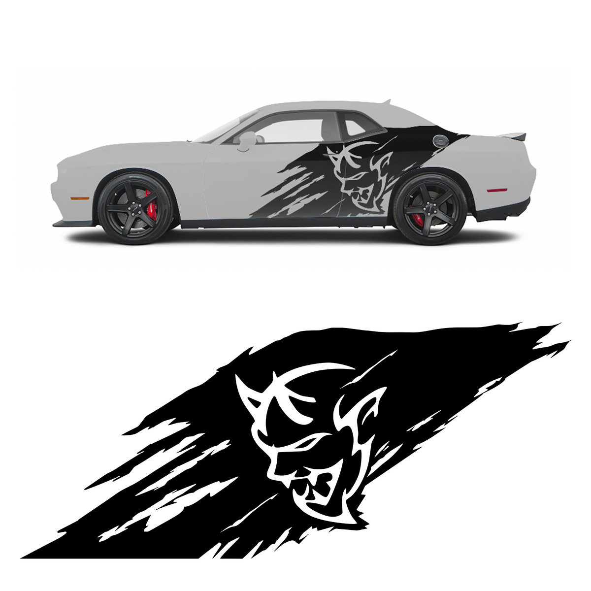 Dodge Demon - Demonology Classic Decal — Get Vinyl Graphics