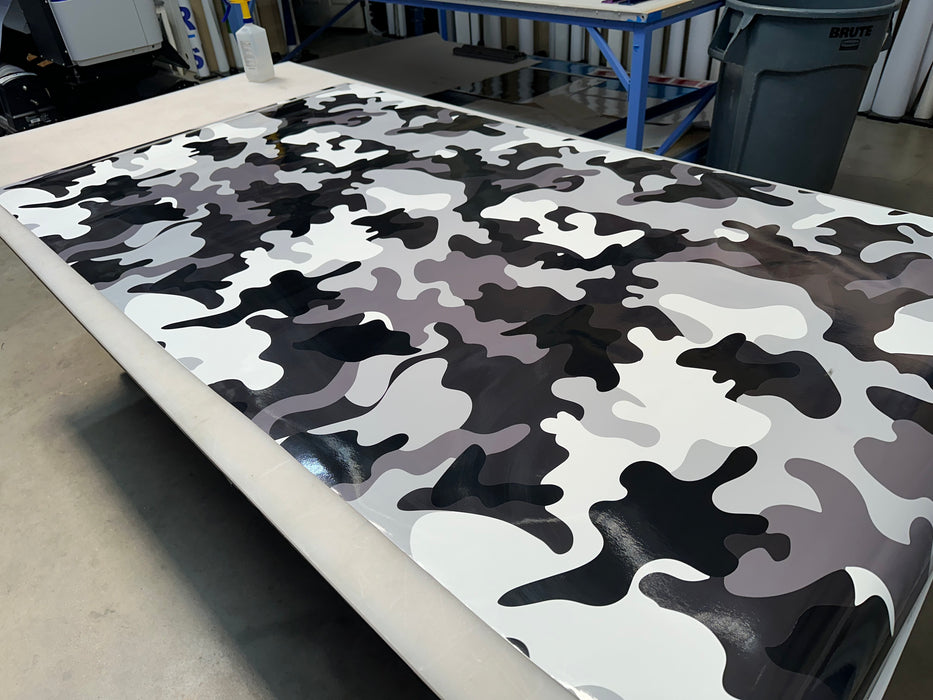 Neutral Camo vinyl print